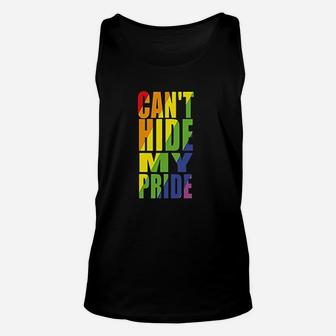 Buy Cool Lgbt Tall Cant Hide My Pride Unisex Tank Top | Crazezy