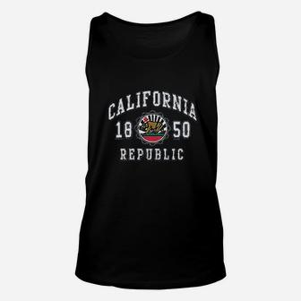 California Republic Bear State Flag Unisex Tank Top | Crazezy AU