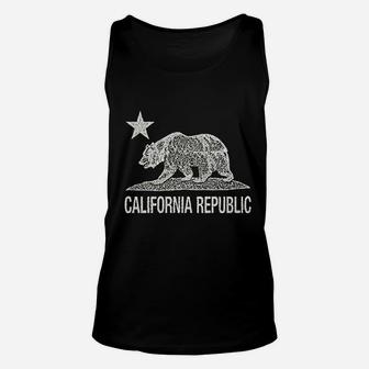 California Republic Unisex Tank Top | Crazezy