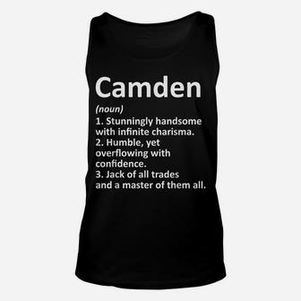 Camden Definition Personalized Name Funny Birthday Gift Idea Unisex Tank Top | Crazezy CA