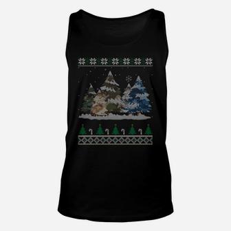 Camouflage Christmas Trees Camo Xmas Gift Sweatshirt Unisex Tank Top | Crazezy CA