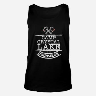 Camp Crystal Lake Counselor Unisex Tank Top | Crazezy CA
