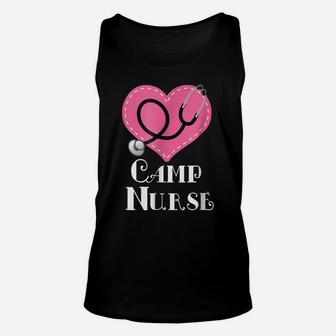 Camp Nurse T-Shirt Nursing Appreciation Job Gift Unisex Tank Top | Crazezy UK