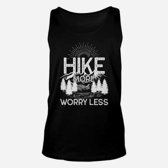 Camping Hike More Vintage Sunset Mountain Climbing Unisex Tank Top | Crazezy CA