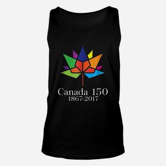 Canada 150 Years Happy Canada Day Unisex Tank Top - Thegiftio