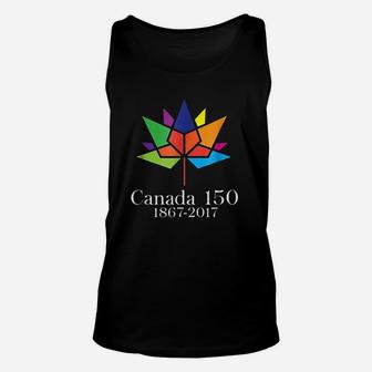 Canada 150 Years Happy Canada Day Unisex Tank Top - Thegiftio