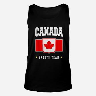 Canada Canadian Flag Sports Team Unisex Tank Top | Crazezy UK