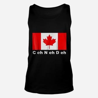Canada Flag C Eh N Eh D Eh Unisex Tank Top | Crazezy AU