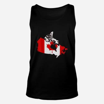 Canadian Flag Canada Day Gift Unisex Tank Top | Crazezy AU