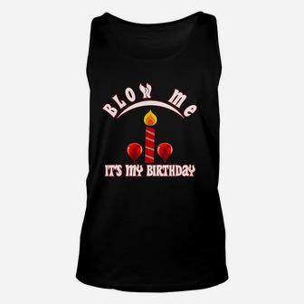 Candle It Is My Birthday Unisex Tank Top | Crazezy