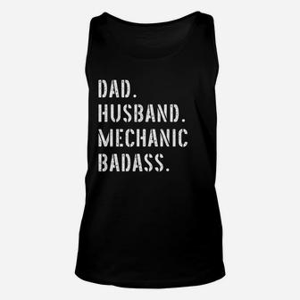 Car Mechanic Dad Gifts From Daughter Son Wife Unisex Tank Top | Crazezy UK