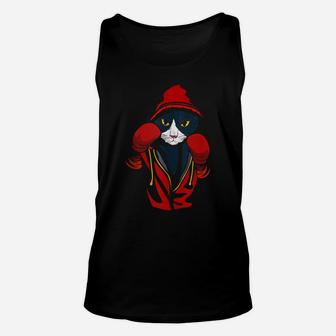 Cat Boxing | Creative Animal Lovers Cool Boxer Gift Unisex Tank Top | Crazezy UK