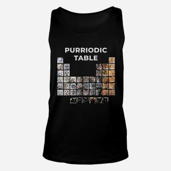 Cat Chemistry Pun Periodic Table Unisex Tank Top - Thegiftio