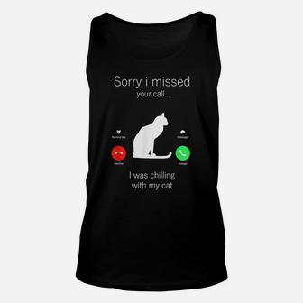 Cat Kitten Kitty Funny Cats Mom Cat Lovers Dad Unisex Tank Top | Crazezy