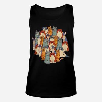 Cats Graphics Print For Cat Lovers Unisex Tank Top | Crazezy AU