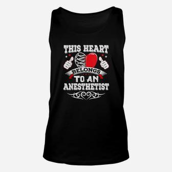 Certified Registered Crna Nurse Anesthetist Unisex Tank Top - Monsterry