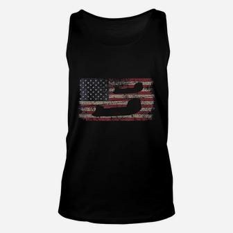 Ch47 Chinook Helicopter Gift Usa Flag Unisex Tank Top - Thegiftio UK