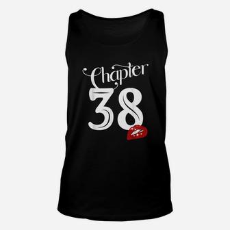 Chapter 38 38Th Birthday Lips Chapter 38 Years Old 1982 Unisex Tank Top | Crazezy