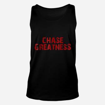 Chase Greatness Sport Motivation Unisex Tank Top - Thegiftio UK
