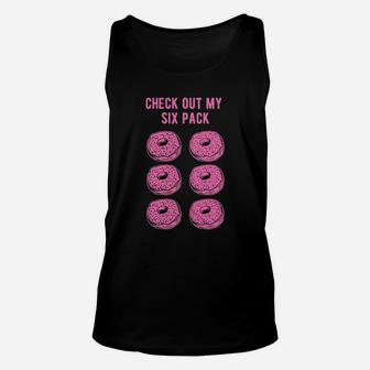 Check Out My Six Pack Workout Donuts Unisex Tank Top | Crazezy