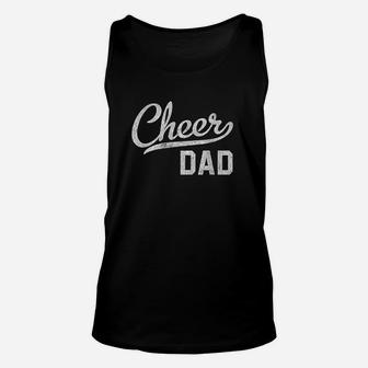 Cheer Dad Proud Cheerleading Dad Gift Unisex Tank Top | Crazezy
