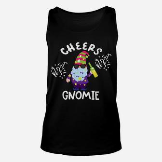 Cheers Gnomies Gnome New Years T Shirt Funny Drinking Top Unisex Tank Top | Crazezy AU