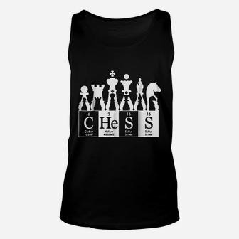 Chess Sets Periodic Table Elements Unisex Tank Top - Thegiftio