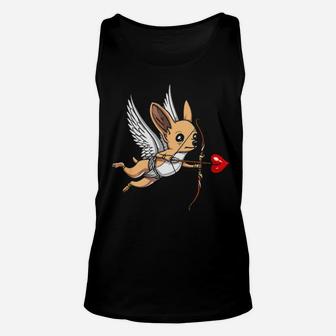 Chihuahua Dog Valentines Day Cute Unisex Tank Top - Monsterry AU