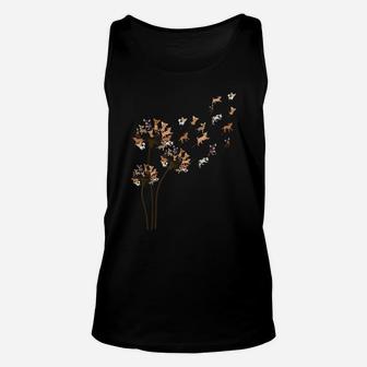 Chihuahua Flower Fly Dandelion Chihuahua Funny Dog Lover Unisex Tank Top | Crazezy
