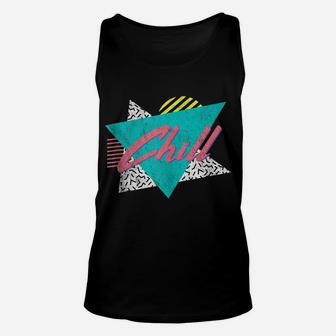 Chill Retro Vintage 80'S 90'S Gift Party Costume Unisex Tank Top | Crazezy CA