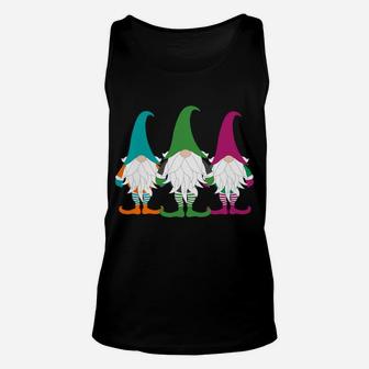 Chillin With My Gnomies Garden Gnome Lawn Care Christmas Unisex Tank Top | Crazezy