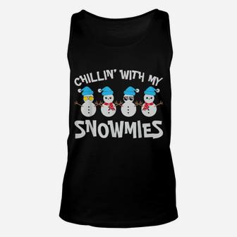 Chillin With My Snowmies Unisex Tank Top - Monsterry UK