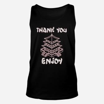 Chinese Food Take Out Thank You Enjoy Unisex Tank Top - Thegiftio