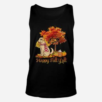 Chinook Dog Happy Fall Y'all Thanksgiving Day To Me Dad Mom Unisex Tank Top | Crazezy UK