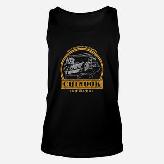 Chinook Helicopter Unisex Tank Top - Thegiftio UK