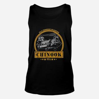 Chinook Helicopter Unisex Tank Top - Thegiftio UK