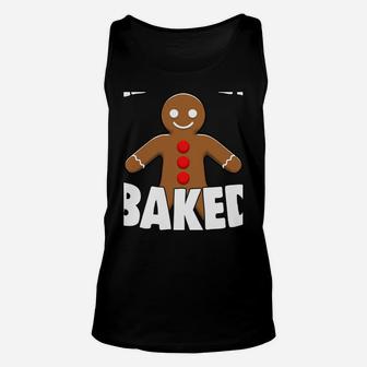 Chirstmas Holiday Let's Get Baked Gingerbread Xmas Gift Sweatshirt Unisex Tank Top | Crazezy DE