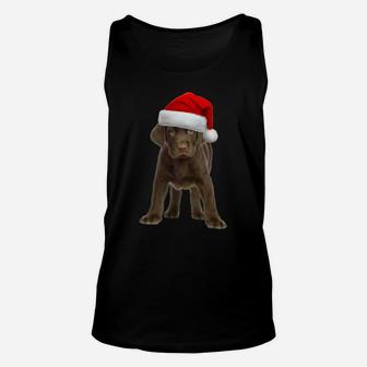 Chocolate Lab Shirt Dog Labrador Retriever Christmas Gift Sweatshirt Unisex Tank Top | Crazezy CA