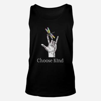 Choose Kind Dragonfly Unisex Tank Top | Crazezy CA