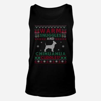 Christmas Chihuahua Dog Ugly Sweater Style Sweatshirt Unisex Tank Top | Crazezy AU