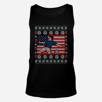 Christmas Costume Party Soccer Jersey Ugly Xmas Sweater Gift Sweatshirt Unisex Tank Top | Crazezy