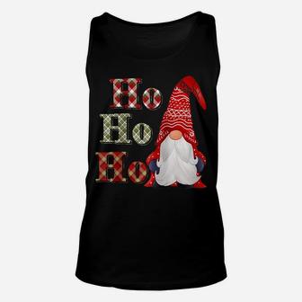 Christmas Gnome With Plaids Xmas Family Matching Pajama Gift Raglan Baseball Tee Unisex Tank Top | Crazezy CA