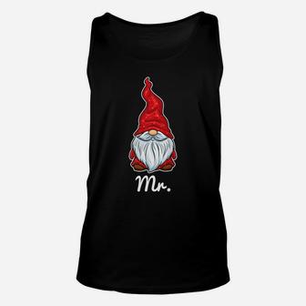 Christmas Gnomes Mr Couple Matching Outfit Xmas Gift Men Unisex Tank Top | Crazezy