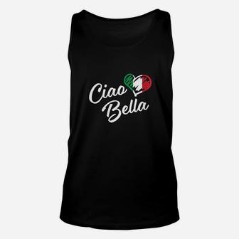 Ciao Bella Italian Hello Beautiful Gift Unisex Tank Top | Crazezy
