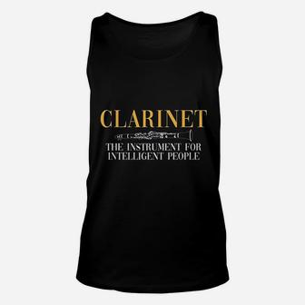 Clarinet Funny Smart Intelligent People Unisex Tank Top - Thegiftio
