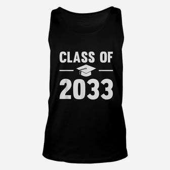 Class Of 2033 Grow With Me First Day Of School Unisex Tank Top | Crazezy DE