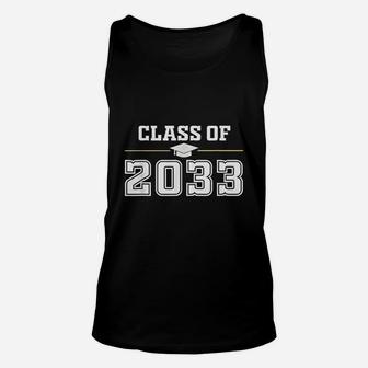 Class Of 2033 Grow With Me Graduation Unisex Tank Top | Crazezy