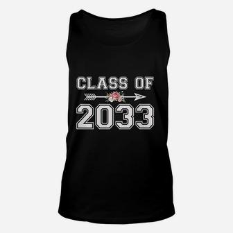 Class Of 2033 Kindergarten Grow With Me Graduation Unisex Tank Top | Crazezy DE
