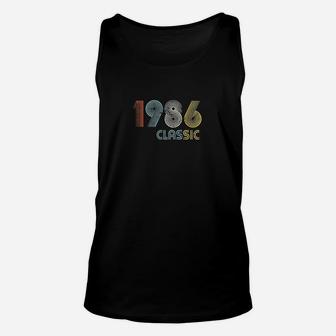 Classic Made In 1986 33Rd Birthday Gift Unisex Tank Top | Crazezy CA