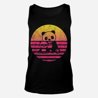 Classic Panda And Baby Gift Unisex Tank Top | Crazezy